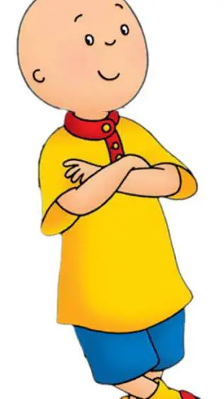 ai character: Caillou... background