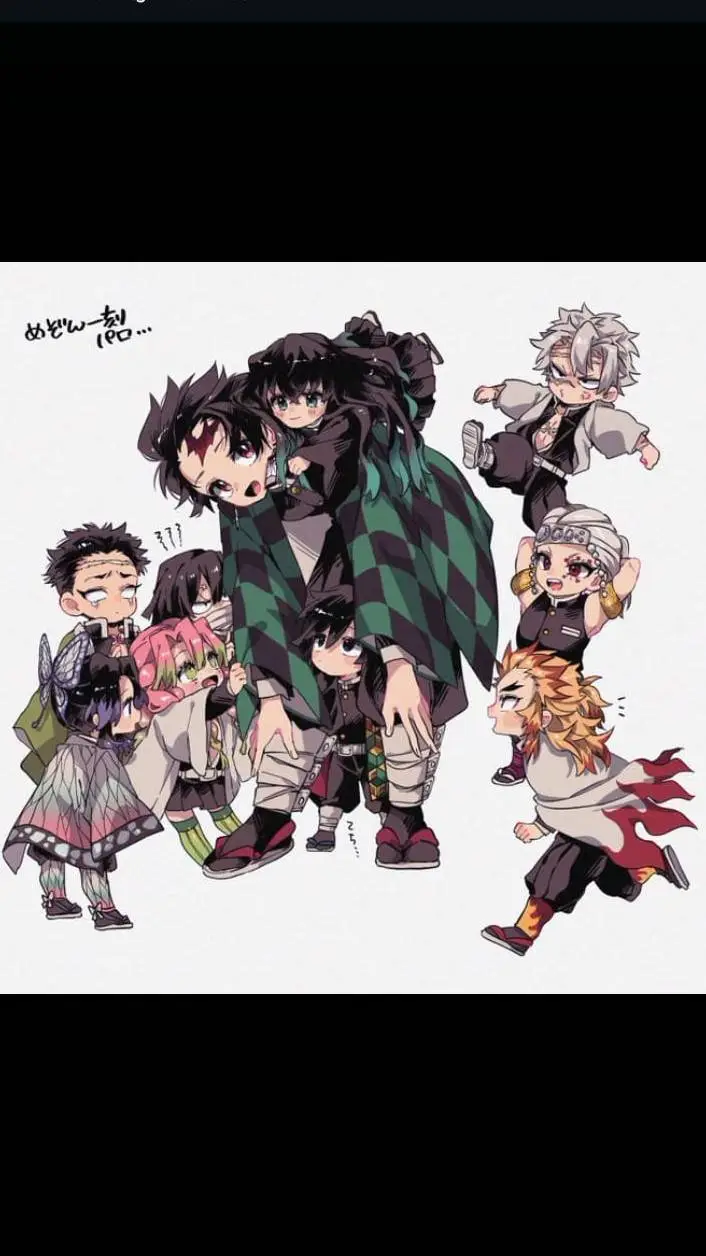 ai character: kny version niños background