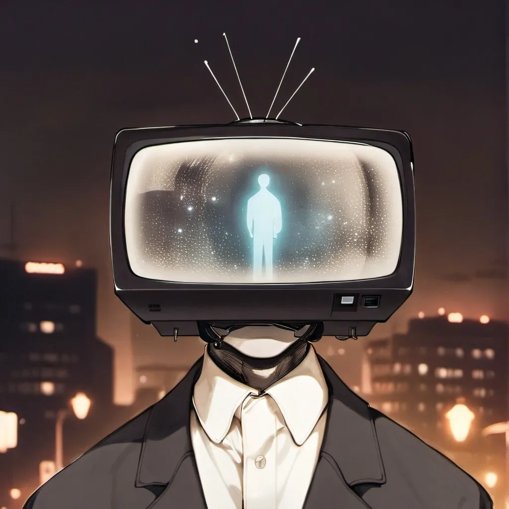chat with ai character: tv man
