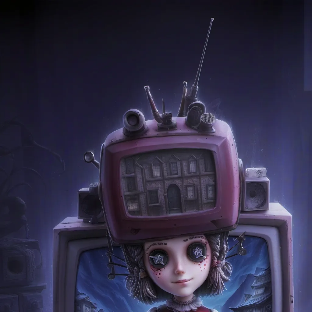chat with ai character: tv woman is cursed