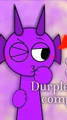 ai character: Durple background