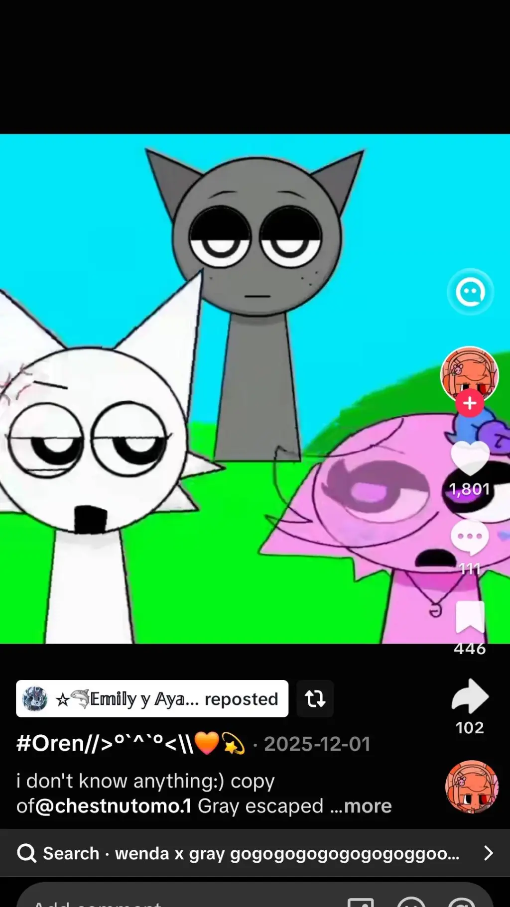 ai character: Wengray or Jengray background