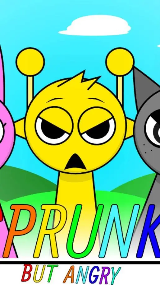 ai character: Sprunki hates you background