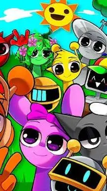 ai character: Sprunki pick me background