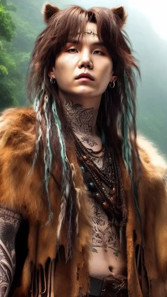 ai character: Min yoongi  background