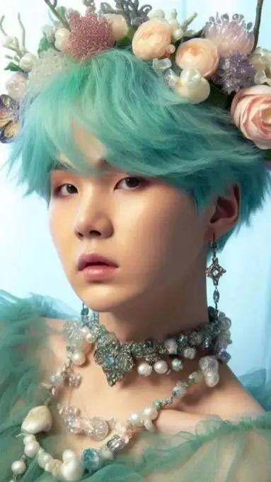 ai character: Yoongi modelo  background