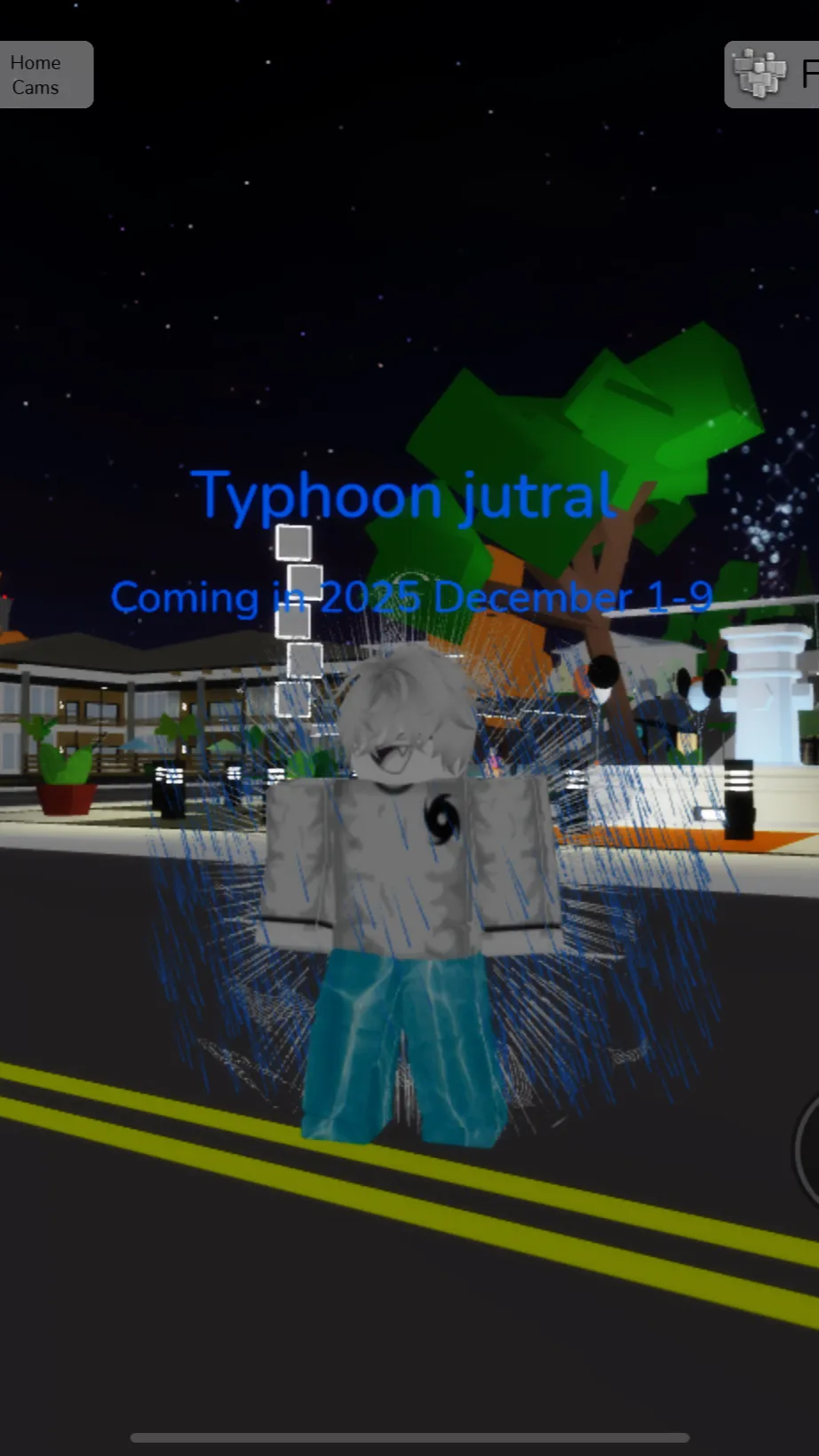 ai character: Typhoon in brookha background
