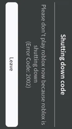 ai character: Error code 2002 background