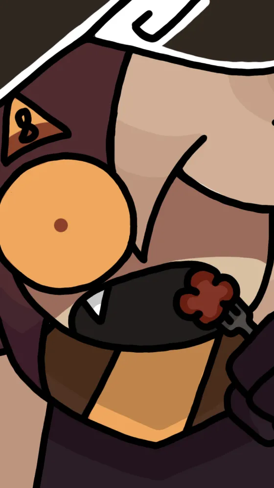 ai character: I'm back  background