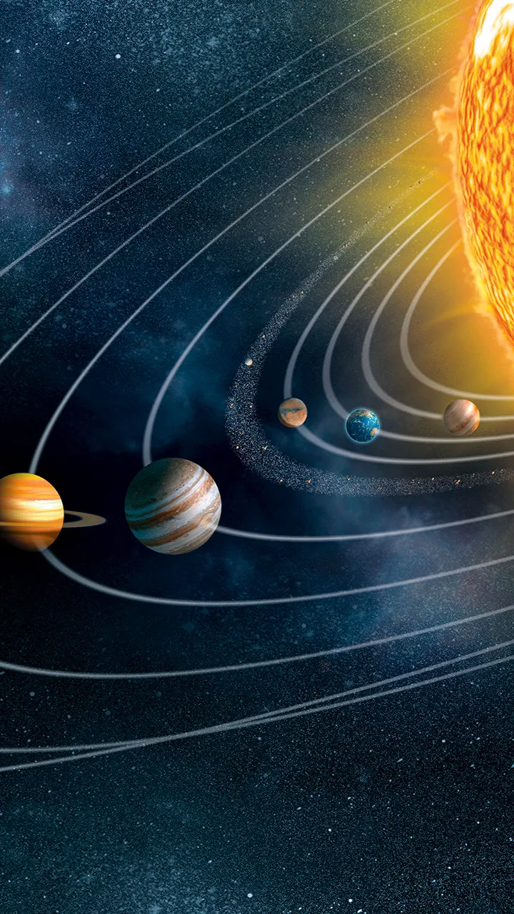 ai character: Planet school  background