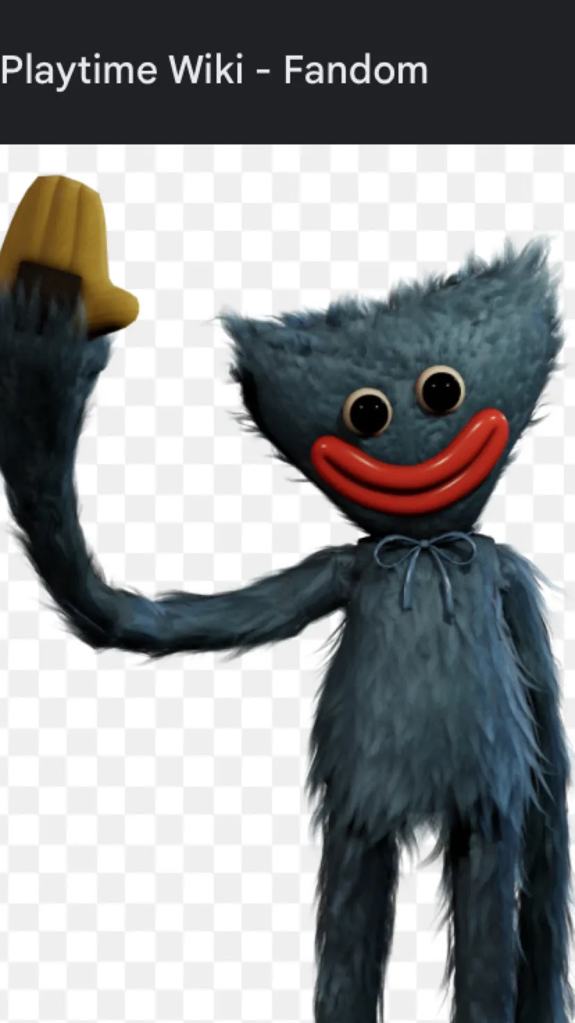 ai character: Huggy Wuggy background