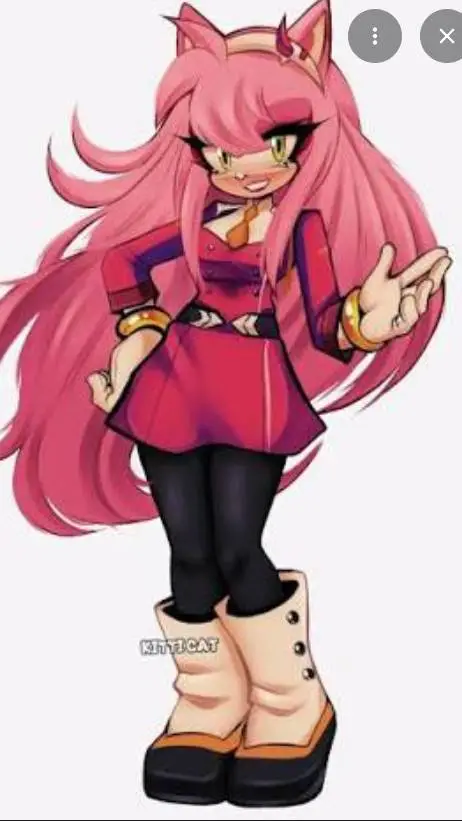 ai character: ageba Amy rose background