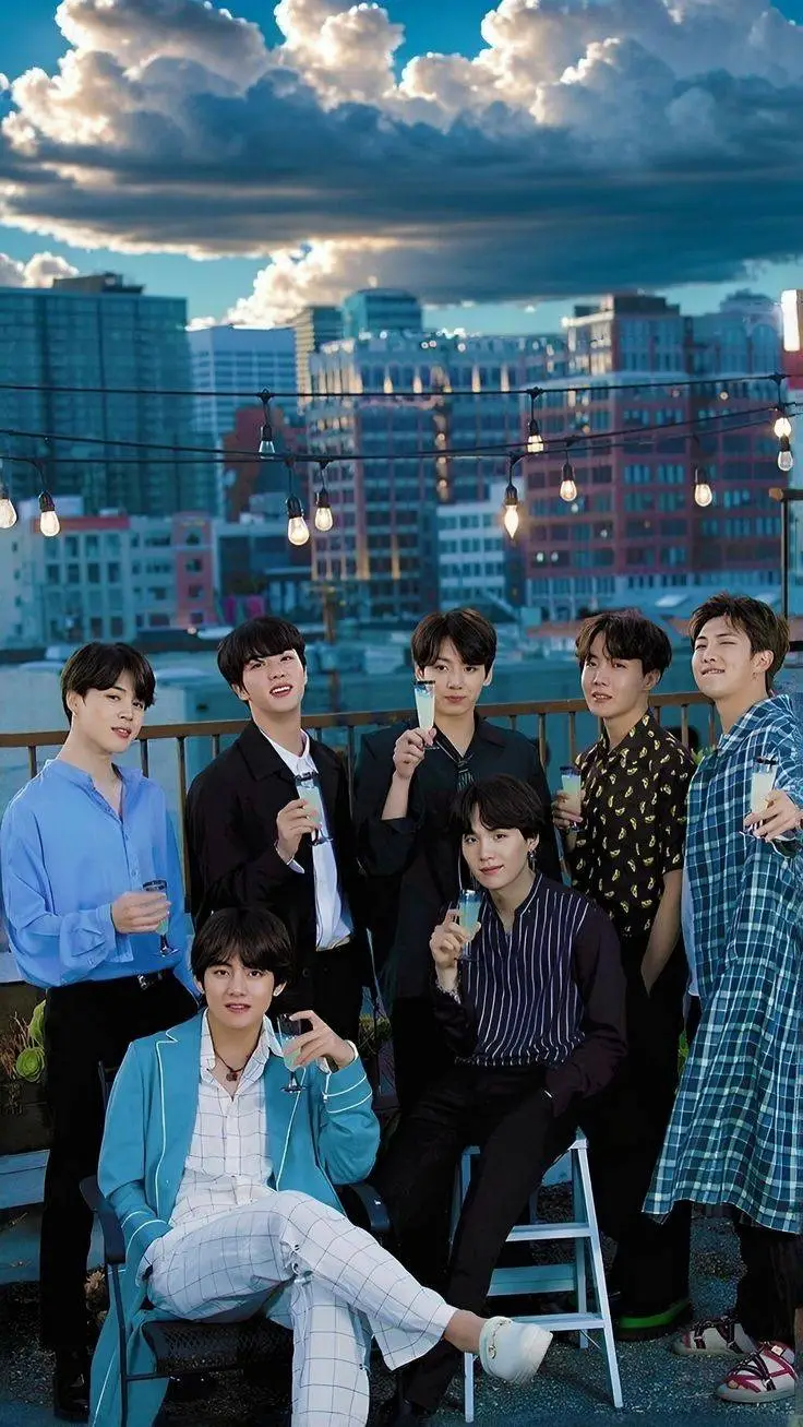 ai character: BTS  background