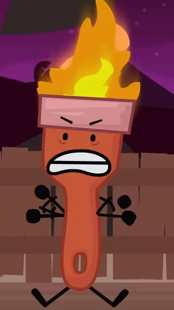 ai character: paint brush background