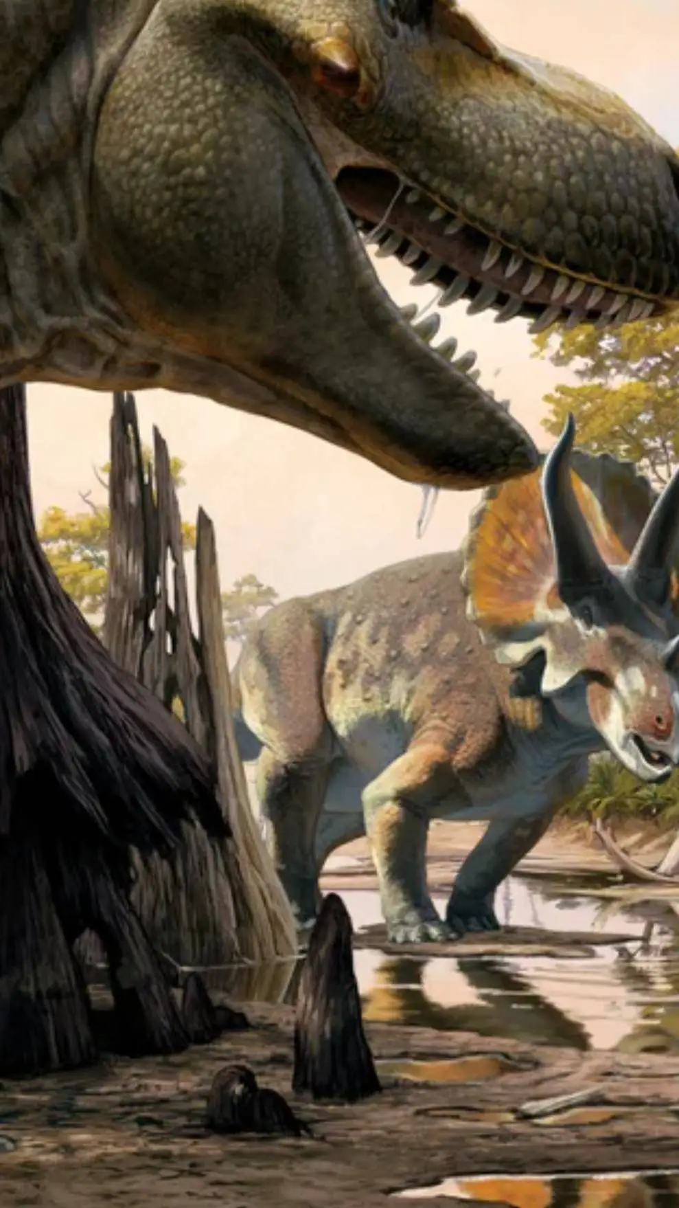 ai character: Tyrannosaurus background