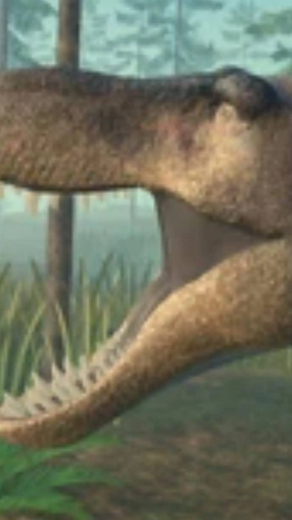 ai character: Tyrannosaurus dwm background