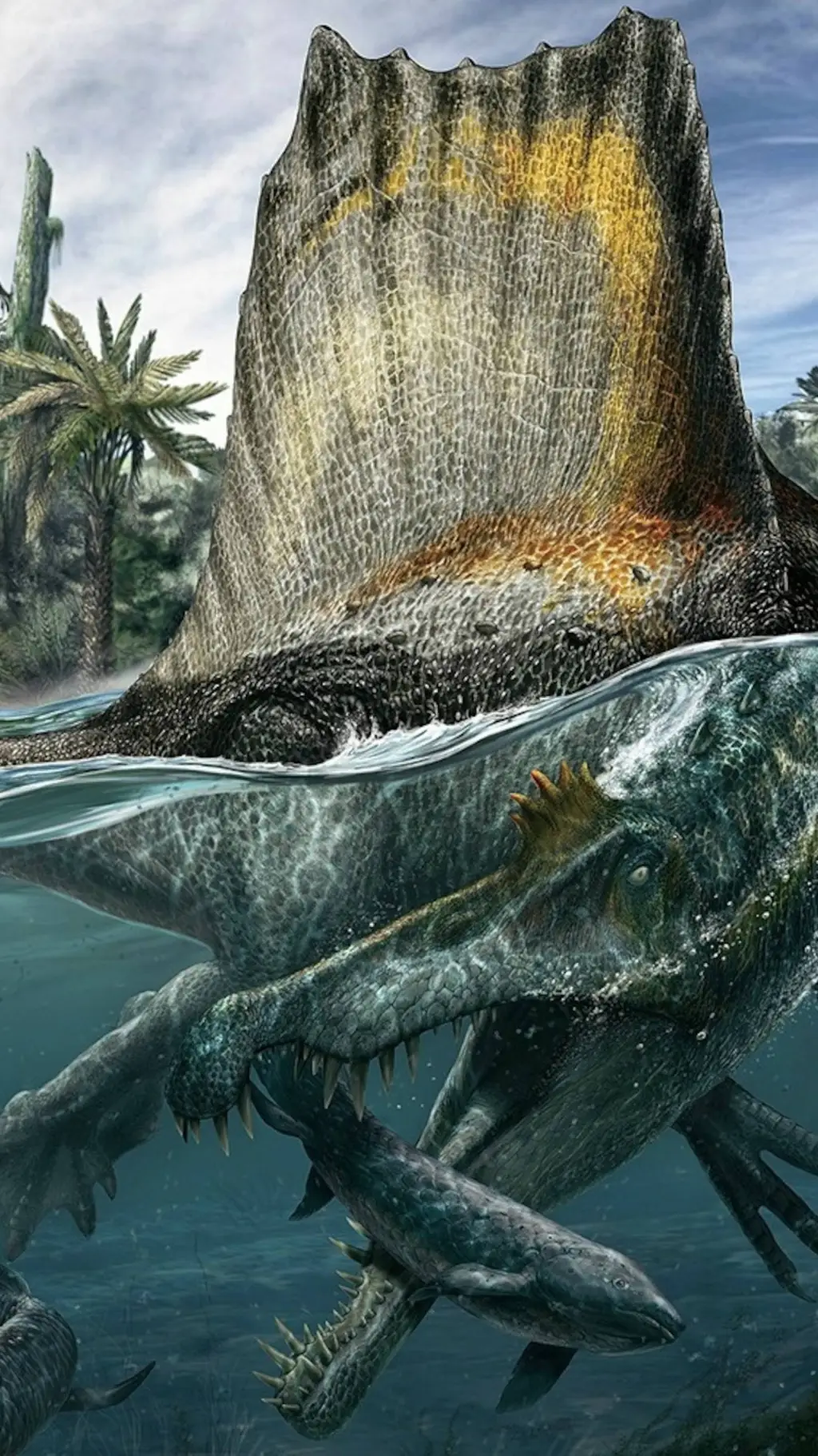 ai character: Spinosaurus background