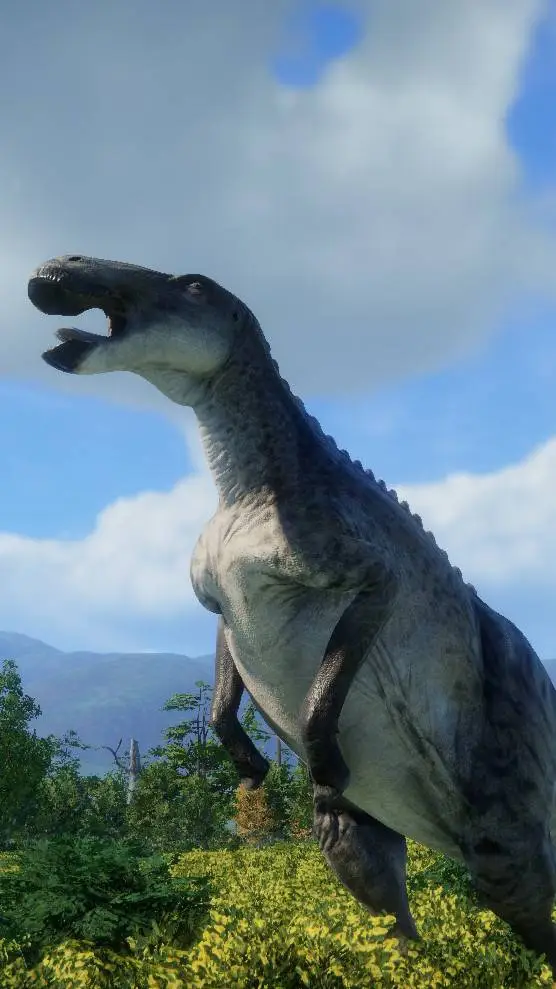 ai character: Mesozoic era background
