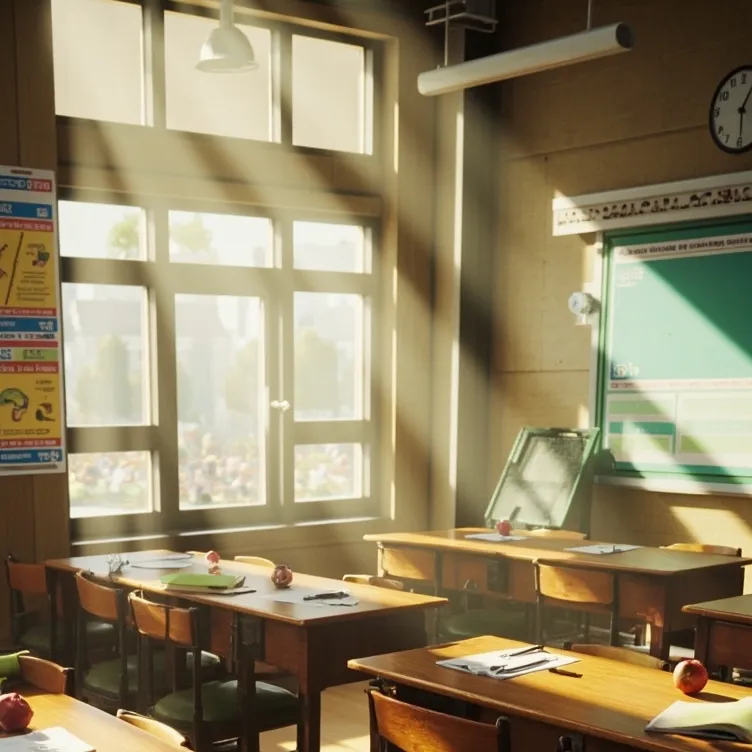 chat with ai character: Classroom