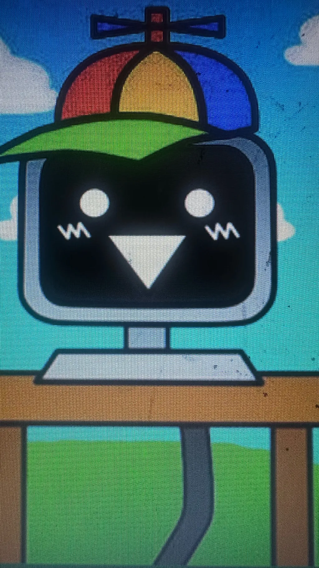 ai character: Mr fun computer background