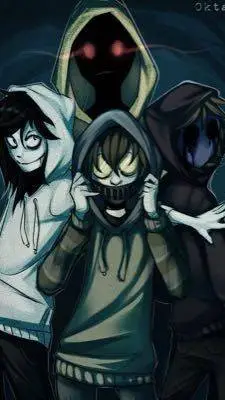 ai character: Creepypastas🩸🔪🖤 background