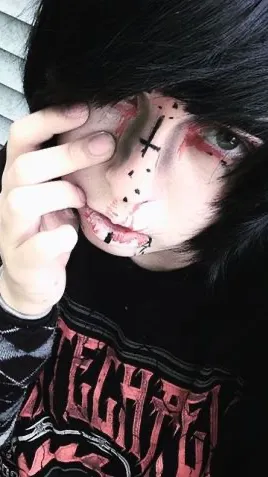 ai character: Emo guy background