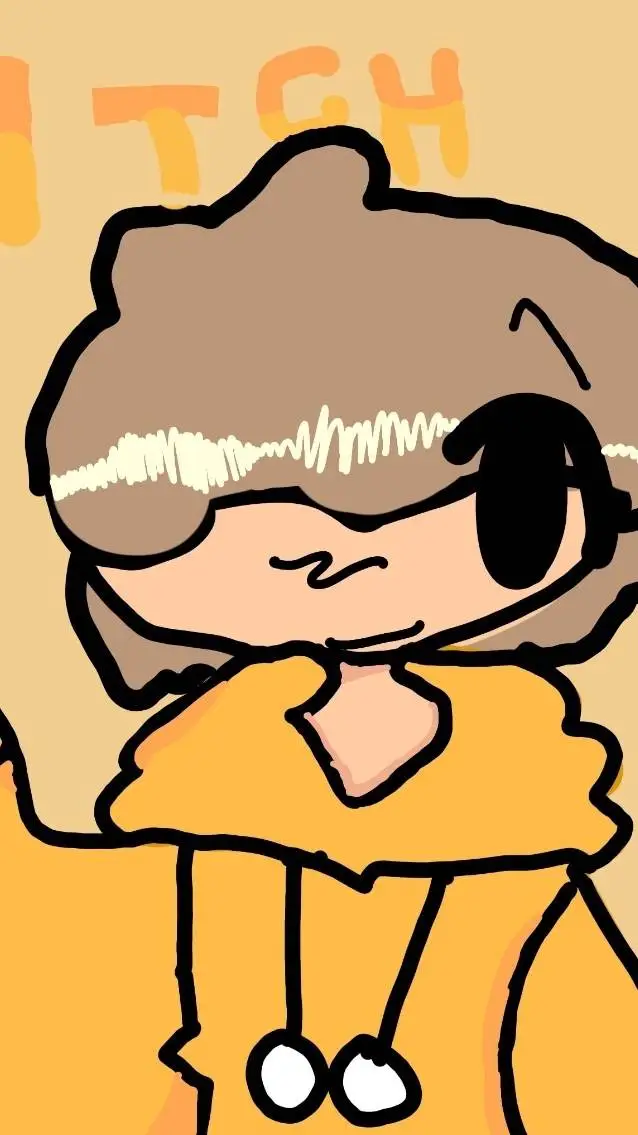 ai character: GlitchAU background