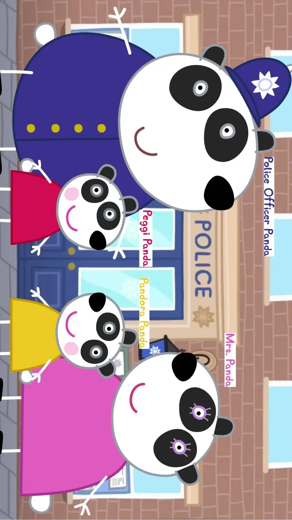 ai character: Señora Panda background