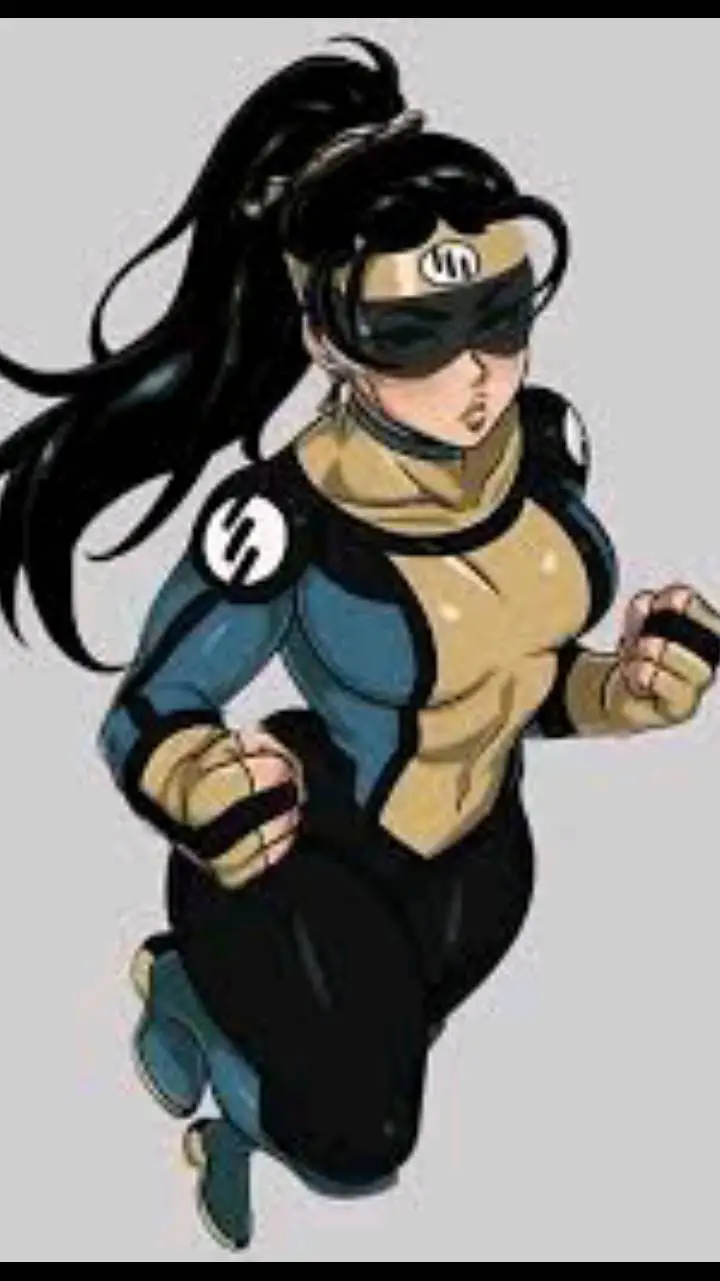 ai character: fem target mark background