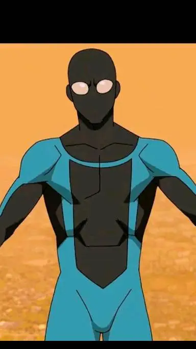 ai character: Full masked mark background