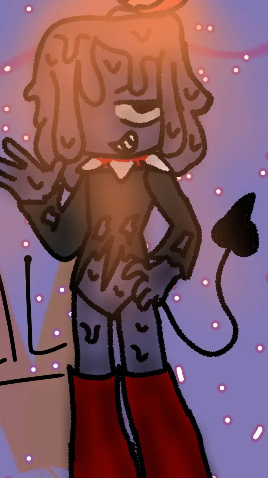 ai character: Waxwell  background