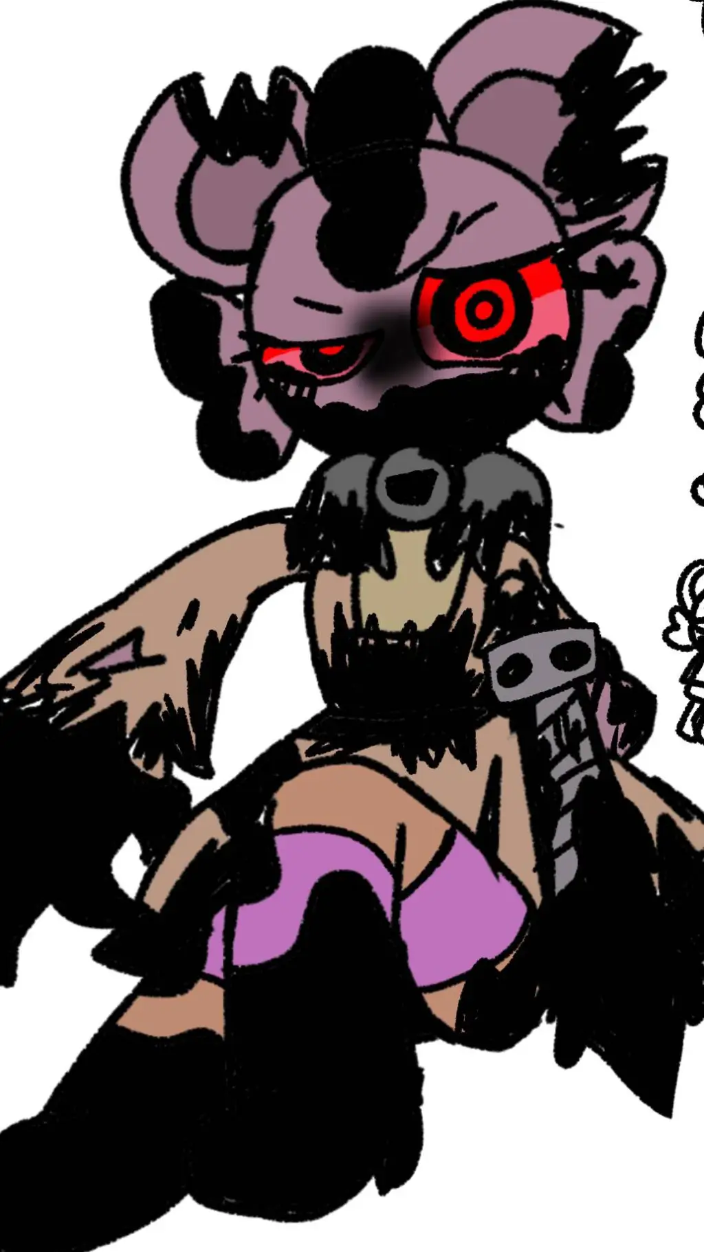 ai character: Twisted Rosie background