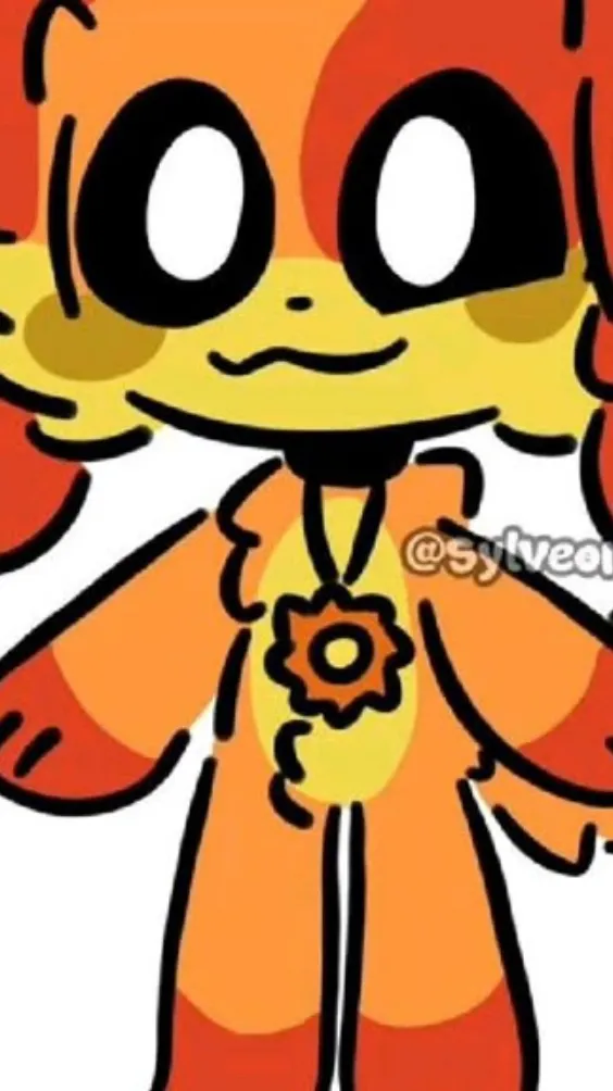 ai character: Dogday (kawaii)￼ background