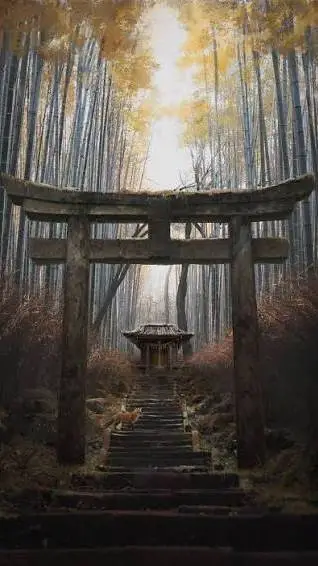 ai character: medieval Japan background