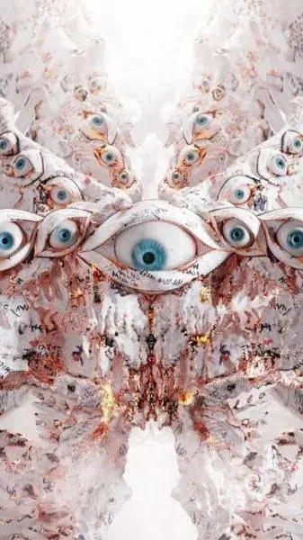 ai character: seraphim👁 background