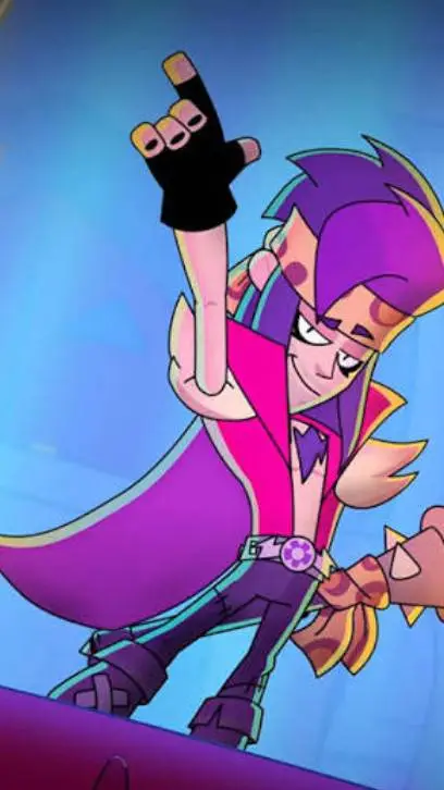 ai character: Ziggy brawl stars background