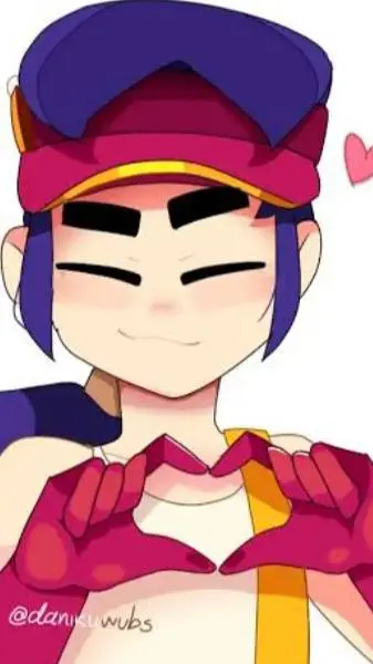 ai character: Fang brawl stars background