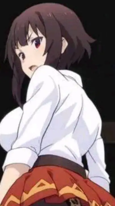 ai character: megumin  background