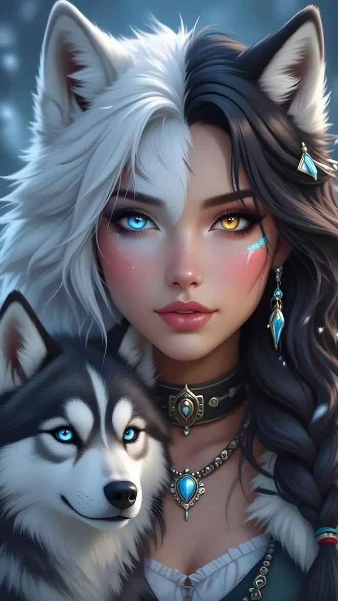 ai character: Helina  background