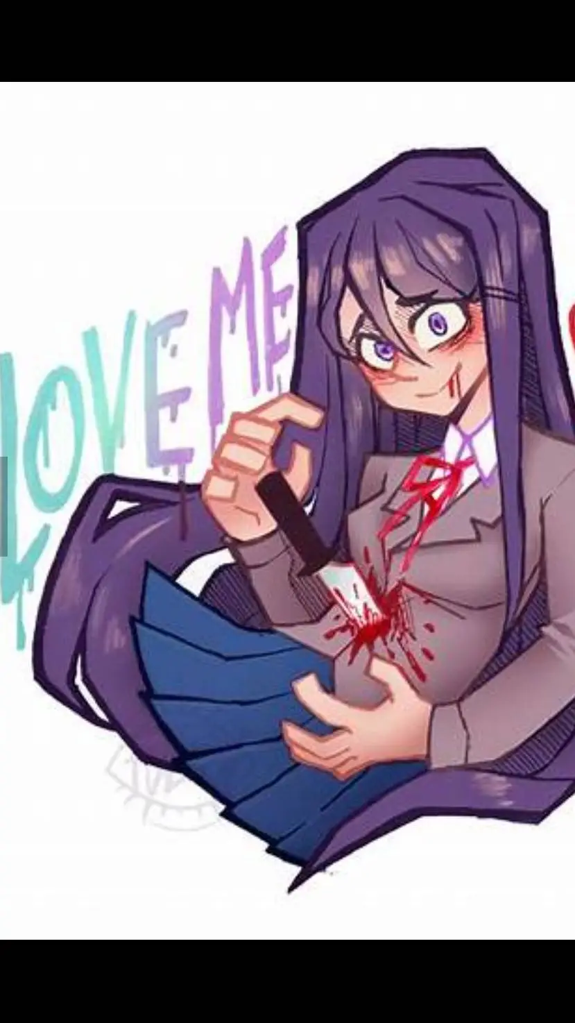 ai character: Yuri (DDLC) background