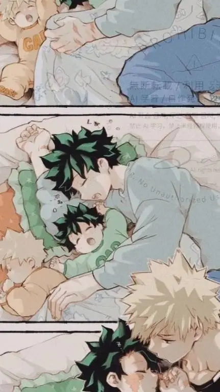 ai character: bakudeku kids background