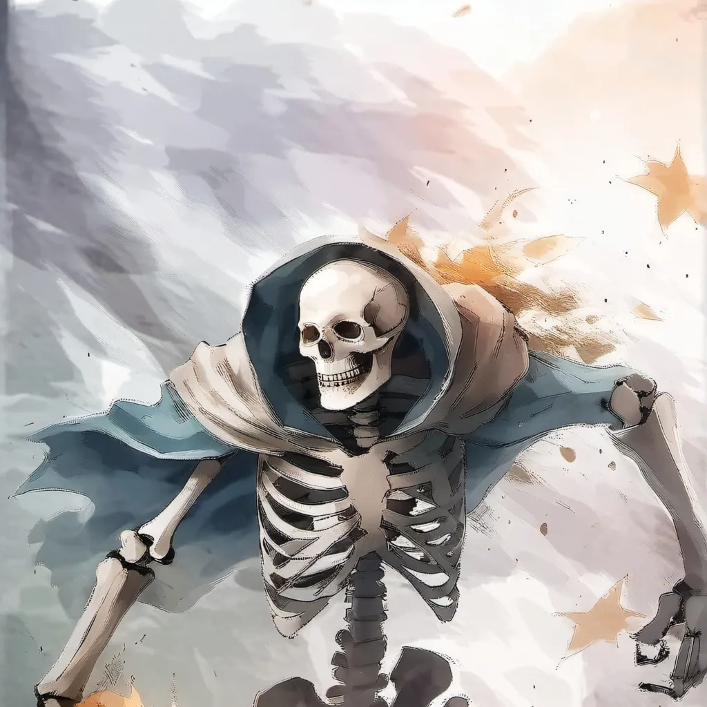 chat with ai character: skeleton