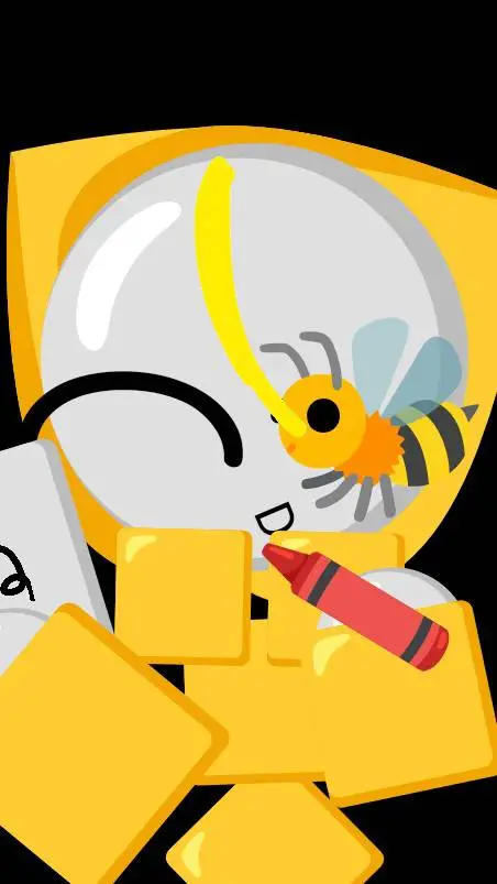 ai character: Beeie the toy doll background