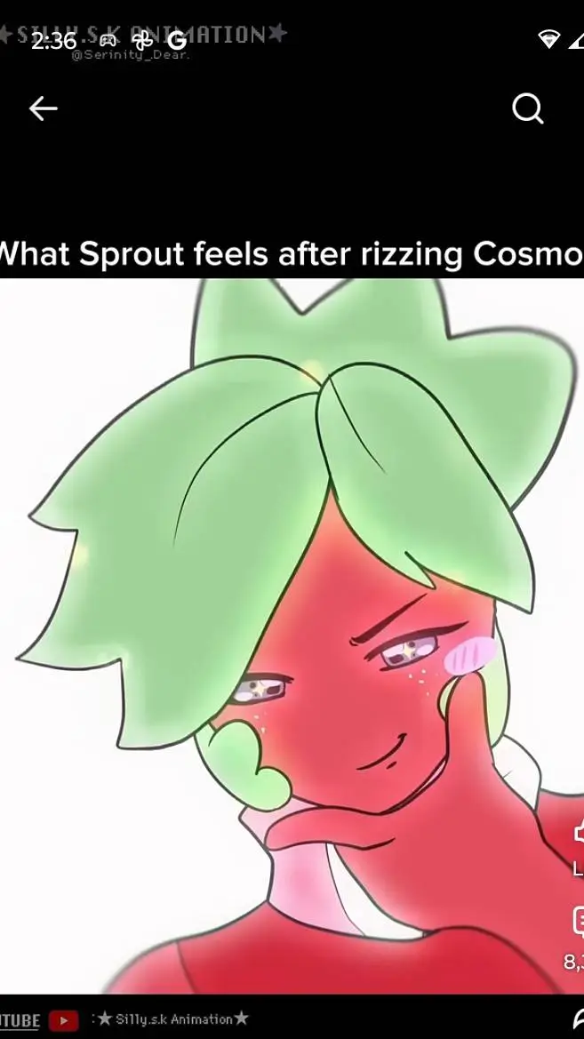 ai character: freaky sprout background