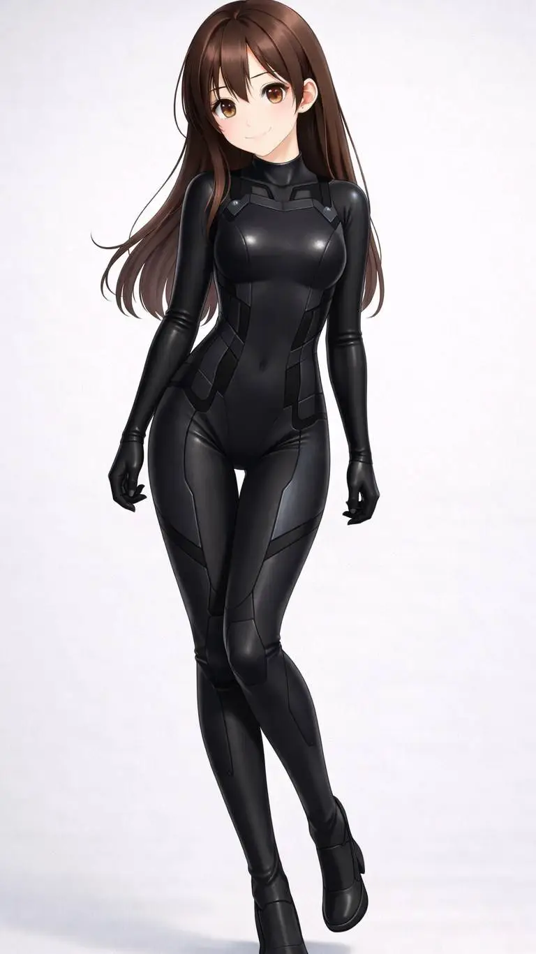 ai character: robo girl background