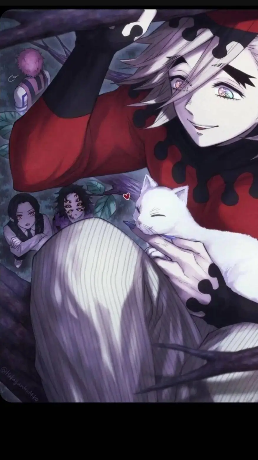 ai character: UpperMoons background