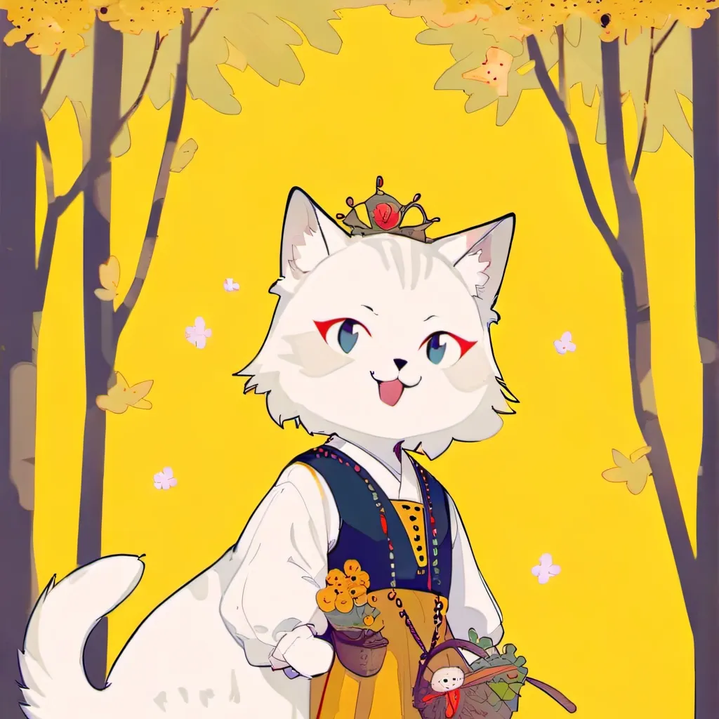 chat with ai character: White cat