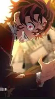 ai character: Demon Tanjiro background