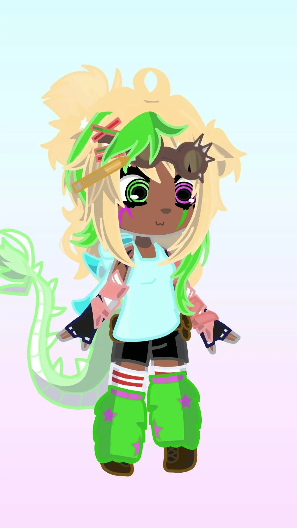 ai character: pixie (OC) background