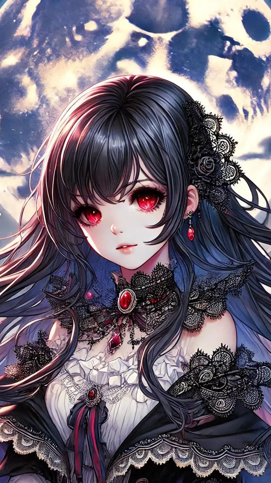 ai character: Vampire at hogwart background